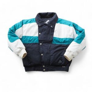 Mountain Goat by White Stag Vintage 80s Down Filled Ski Jacket Coat Men's M